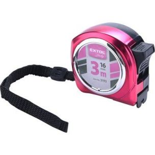 metr svinovací Extol Lady, 3 m, š. pásku 16 mm