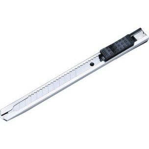 nůž ulamovací celokovový nerez, 9 mm, Auto-lock